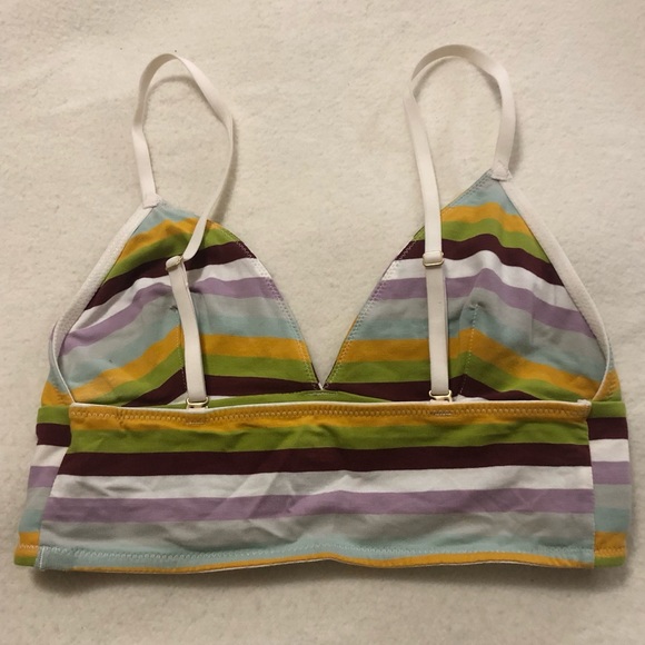 NWOT - Madewell Striped Bralette Top - Picture 3 of 3